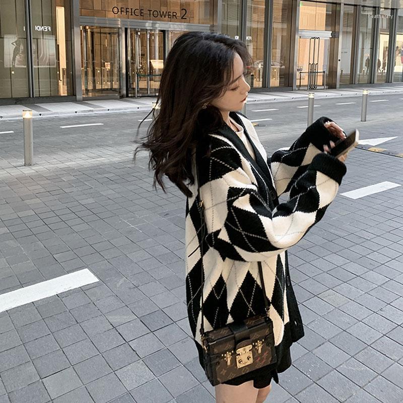 Women' Knits Autumn And Winter 2023 Sweater Coat Japanese Retro Loose Diamond Thermal Knitwear Fashion Cardigan Women' Jacket, Black
Women' Knits Autumn And Winter 2023 Sweater Coat Japanese Retro Loose Diamond Thermal Knitwear Fashion Cardigan Women' Jacket, Black