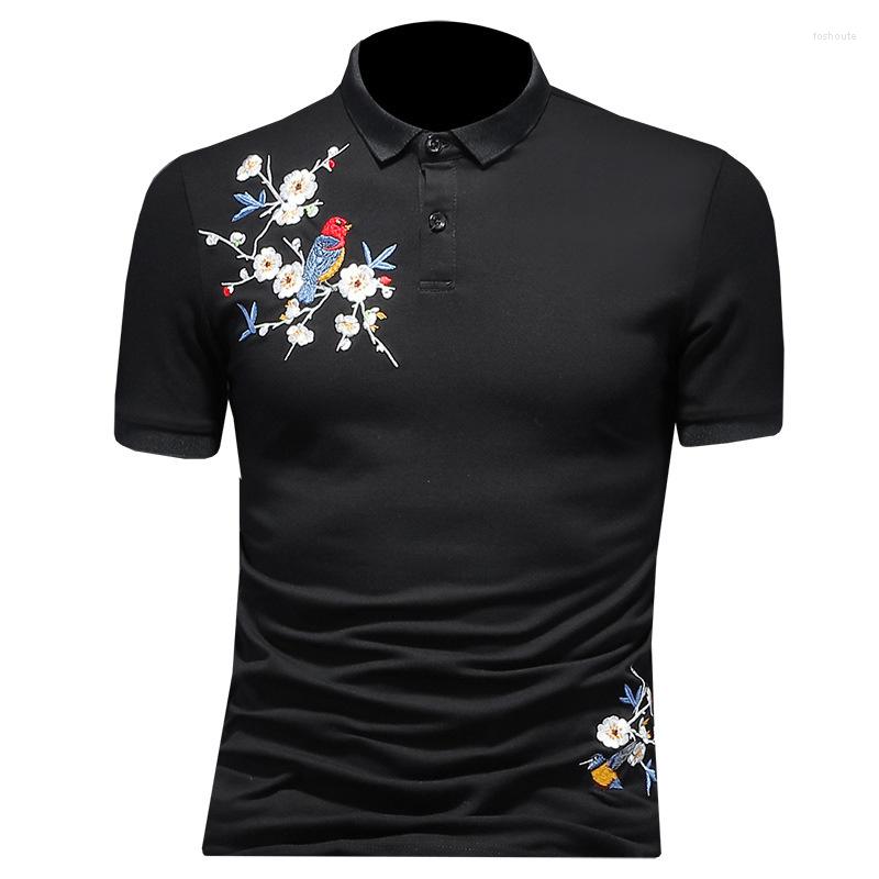 Men's Polos Polo High Quality Embroidered Bird Shirt Mens Fashion Floral Flower Pattern Cotton Short Sleeve T Man Casual Tops Tee S, Black
Men's Polos Polo High Quality Embroidered Bird Shirt Mens Fashion Floral Flower Pattern Cotton Short Sleeve T Man Casual Tops Tee S, Black