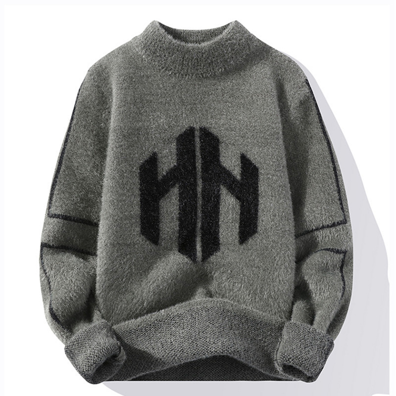 Men's Sweaters 5829 Black Khaki Green Mink Velvet Warm Mohair Male Korean Fashion Slim Pullovers Knitted Autumn Winter 230203
Men's Sweaters 5829 Black Khaki Green Mink Velvet Warm Mohair Male Korean Fashion Slim Pullovers Knitted Autumn Winter 230203