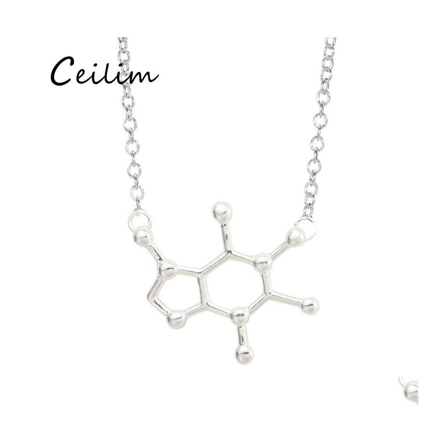 Pendant Necklaces Fashion Chemical Molece Copper Gold Sier Plate Chain Necklace For Women Science Teacher Professor Adjustable Jewel Otz9P
Pendant Necklaces Fashion Chemical Molece Copper Gold Sier Plate Chain Necklace For Women Science Teacher Professor Adjustable Jewel Otz9P