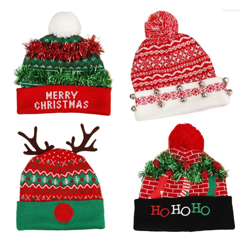 Berets Unisex Father Christmas Hat Santa Knitted Woolen With Colorful Lights For Family Gathering Friend Birthday Party, 6ee707846-a
Berets Unisex Father Christmas Hat Santa Knitted Woolen With Colorful Lights For Family Gathering Friend Birthday Party, 6ee707846-a