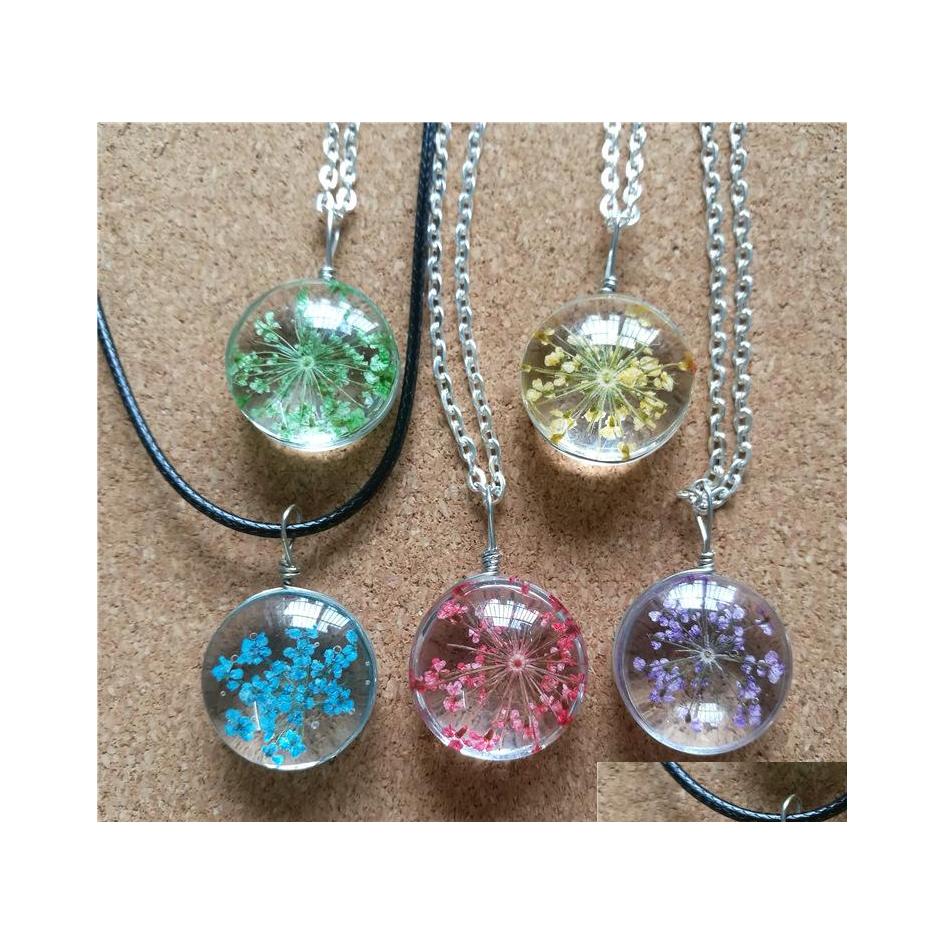 Pendant Necklaces Dried Flowers Glass Ball Necklace Choker Wedding Jewelry Strip Leather Drop Delivery Pendants Dh2Er
Pendant Necklaces Dried Flowers Glass Ball Necklace Choker Wedding Jewelry Strip Leather Drop Delivery Pendants Dh2Er