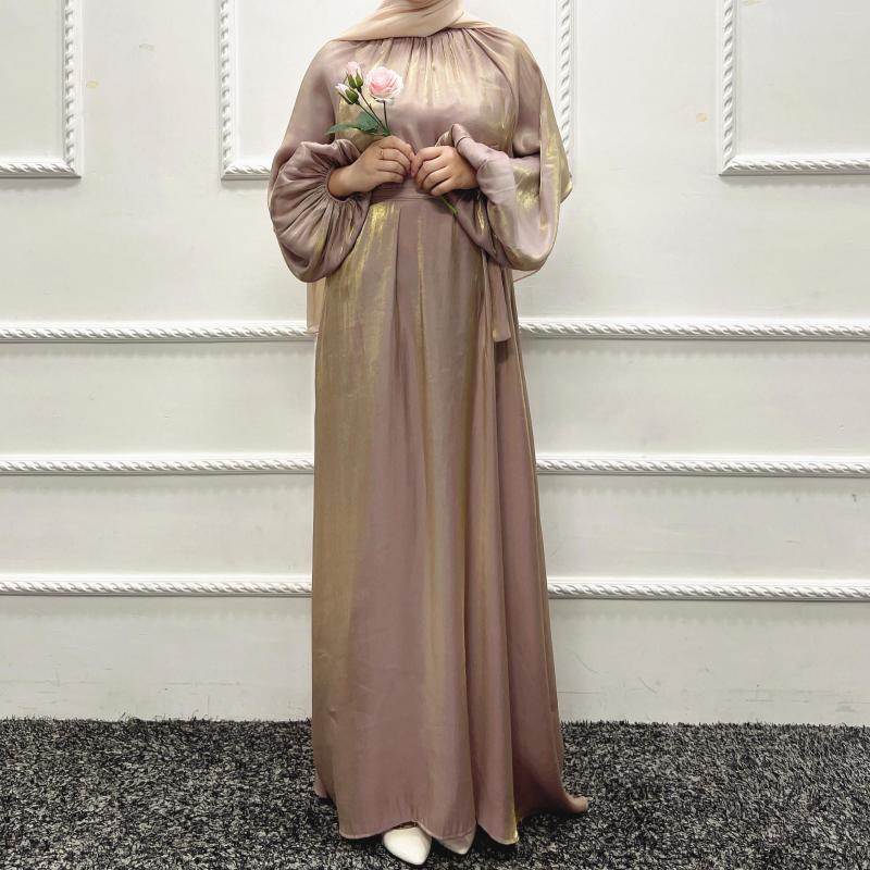 Ethnic Clothing Middle East Turkey Dress Belt Robes Elegant Muslim Abaya Long Sleeves Solid Grraceful Maxi Dresses For Party Evening Wear
Ethnic Clothing Middle East Turkey Dress Belt Robes Elegant Muslim Abaya Long Sleeves Solid Grraceful Maxi Dresses For Party Evening Wear
