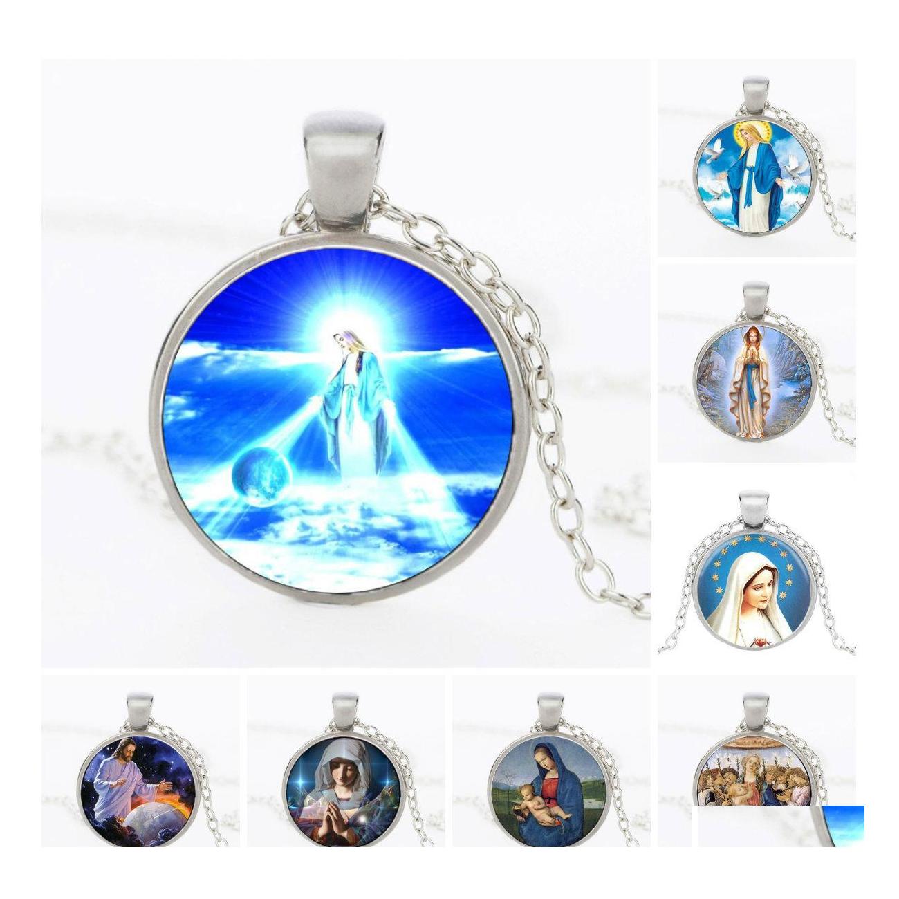 Pendant Necklaces Virgin Mary Necklace Sier Chain Christian Catholicism Vintage Religious Jesus Statement Beautifly Drop Delivery Je Dhvib
Pendant Necklaces Virgin Mary Necklace Sier Chain Christian Catholicism Vintage Religious Jesus Statement Beautifly Drop Delivery Je Dhvib