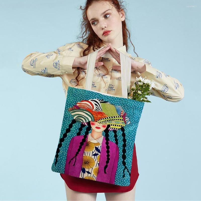 Shopping Bags Cartoon Abstract Girl Retro Flower Animal Supermarket Shopper Bag Lady Tote Handbag Eco Casual Canvas Women
Shopping Bags Cartoon Abstract Girl Retro Flower Animal Supermarket Shopper Bag Lady Tote Handbag Eco Casual Canvas Women