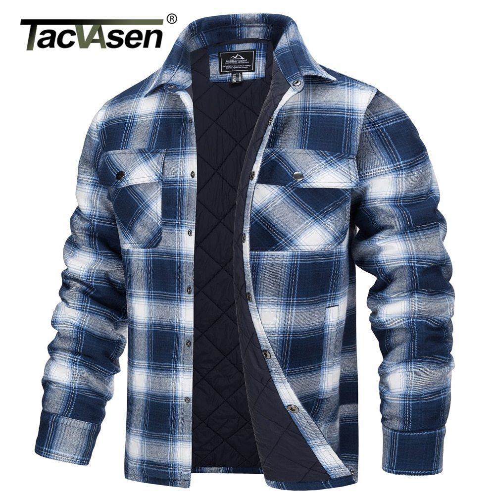 Men's Jackets TACVASEN Winter Plaid Cotton Mens Long Sleeve Quilted Lined Flannel Shirt Jacket MultiPockets Outwear Hiking Coats Tops 230202, F10 orange
Men's Jackets TACVASEN Winter Plaid Cotton Mens Long Sleeve Quilted Lined Flannel Shirt Jacket MultiPockets Outwear Hiking Coats Tops 230202, F10 orange