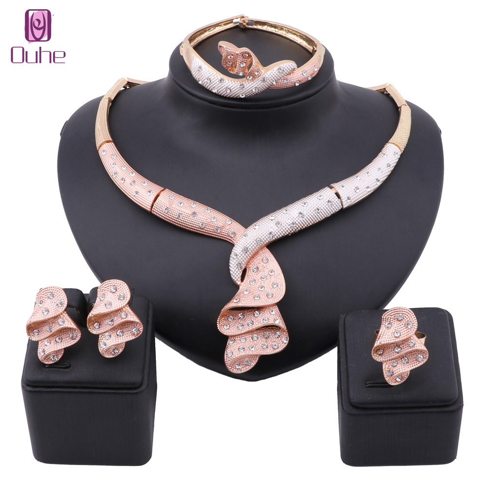 Wedding Jewelry Sets African Beads set Women Gold Colorful Crystal Party Necklace Bangle Earring Ring Italian Set 230203
Wedding Jewelry Sets African Beads set Women Gold Colorful Crystal Party Necklace Bangle Earring Ring Italian Set 230203