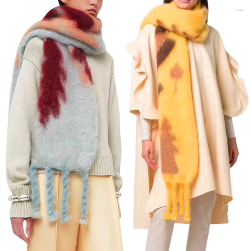 Scarves Winter Cashmere Scarf Shawl For Woman Long Thicken Warm Big Tassels Fashion Pashmina Leaf Print Scarfs Blanket Wraps
Scarves Winter Cashmere Scarf Shawl For Woman Long Thicken Warm Big Tassels Fashion Pashmina Leaf Print Scarfs Blanket Wraps