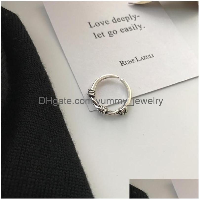 Charm Bracelets S925 Pure Restoring Ancient Ways Do Old Personality Temperament Joker Barbed Wire Opening Thai Sier Ring Children Dr Dhkp9
Charm Bracelets S925 Pure Restoring Ancient Ways Do Old Personality Temperament Joker Barbed Wire Opening Thai Sier Ring Children Dr Dhkp9