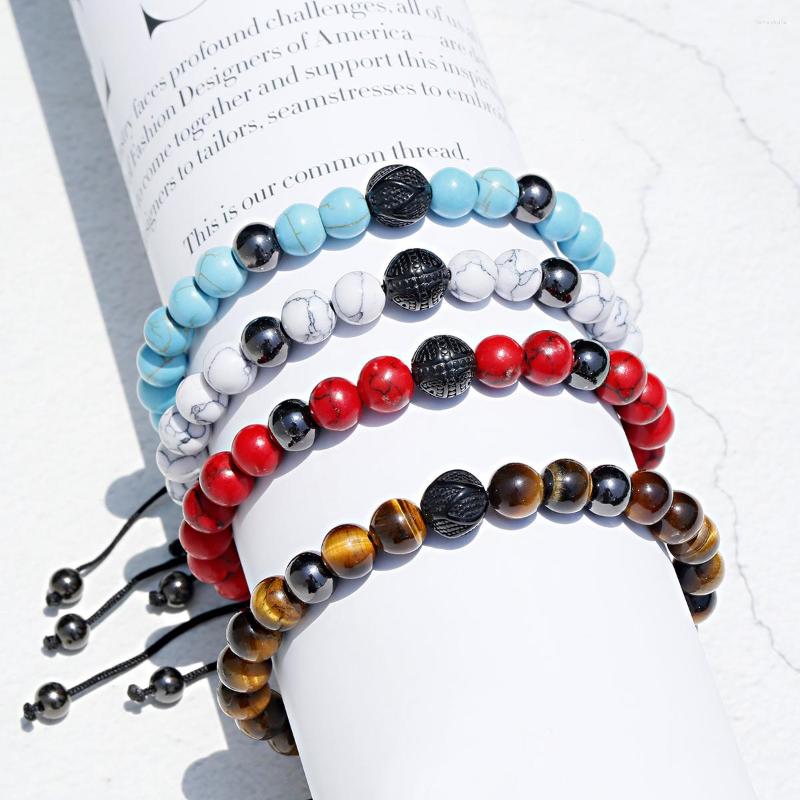 Strand Classic Stainless Steel Ball Men Bracelet Natural Tiger Eye Stone Bead Turquoises Woven Bracelets For Gift Pulsera Hombre
Strand Classic Stainless Steel Ball Men Bracelet Natural Tiger Eye Stone Bead Turquoises Woven Bracelets For Gift Pulsera Hombre
