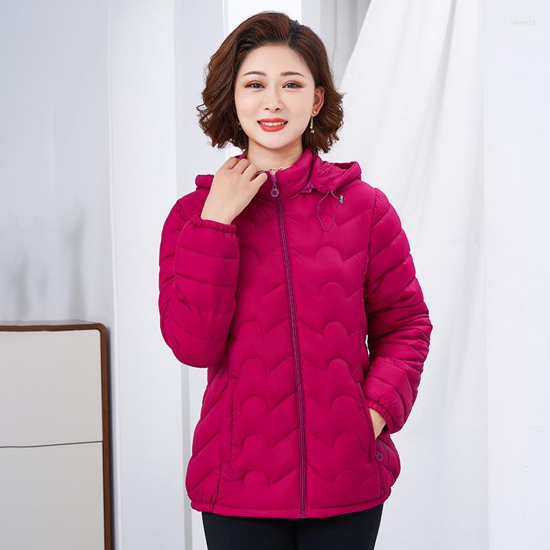 Women's Trench Coats 2023 Middle-Aged Women Down Cotton-Padded Jacket Winter Removable Hooded Warm Tops Mother Thicken Light Short Overcoat, Red
Women's Trench Coats 2023 Middle-Aged Women Down Cotton-Padded Jacket Winter Removable Hooded Warm Tops Mother Thicken Light Short Overcoat, Red