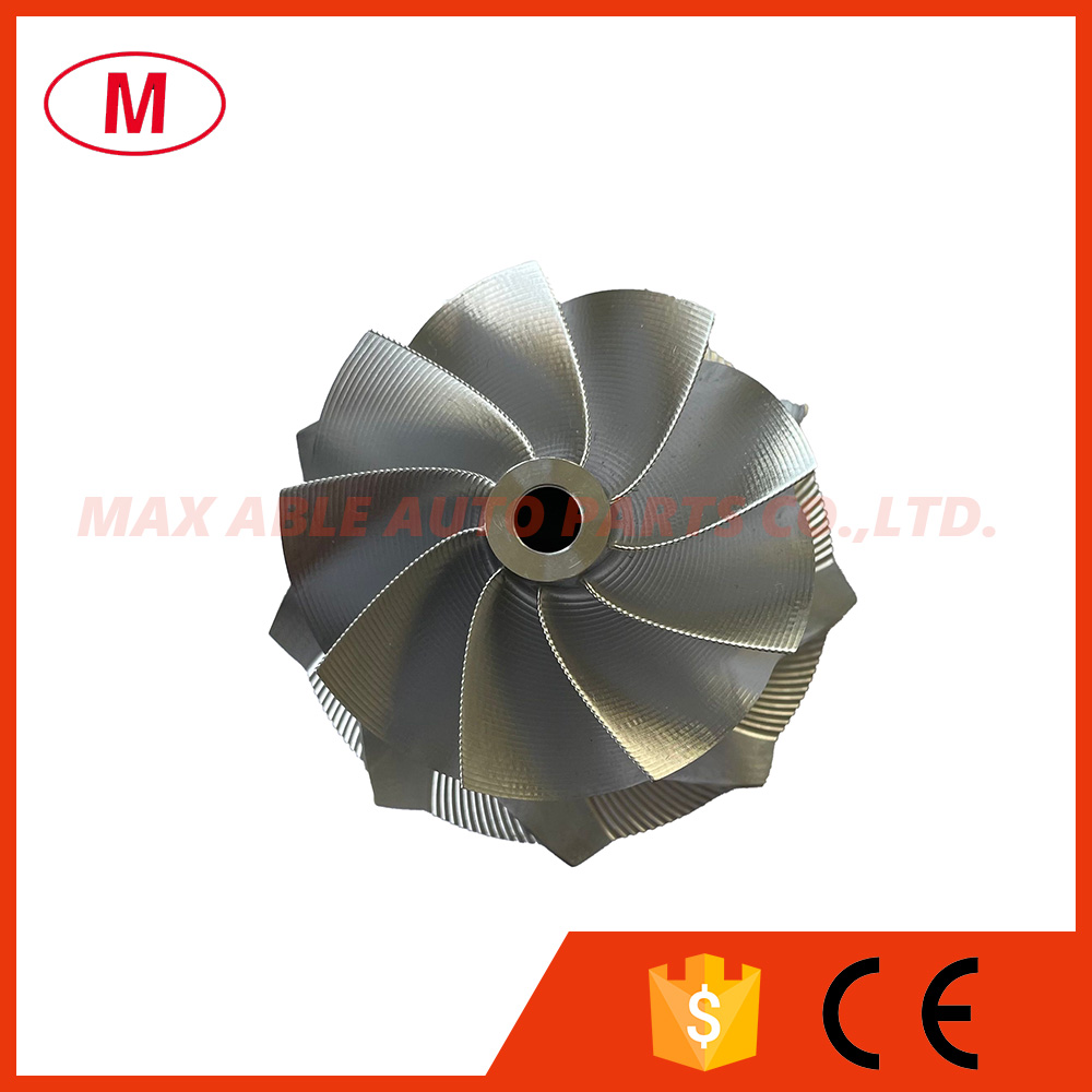 RHF5HB High Performance Turbocharger Turbo Billet Compressor Wheel/Aluminum 2618/Point Milling wheel 51.00/61.98mm 9/0 blades for Cartridge/CHRA/Core
RHF5HB High Performance Turbocharger Turbo Billet Compressor Wheel/Aluminum 2618/Point Milling wheel 51.00/61.98mm 9/0 blades for Cartridge/CHRA/Core
