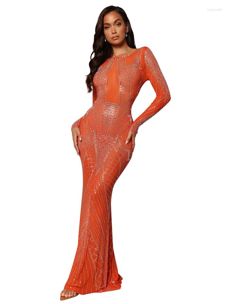 Casual Dresses Sexy Mesh Rhinestone Bodycon Floor-Length Long Luxury See Through Nightclub Party Club Diamond Dress Women Evening Gowns, Black
Casual Dresses Sexy Mesh Rhinestone Bodycon Floor-Length Long Luxury See Through Nightclub Party Club Diamond Dress Women Evening Gowns, Black