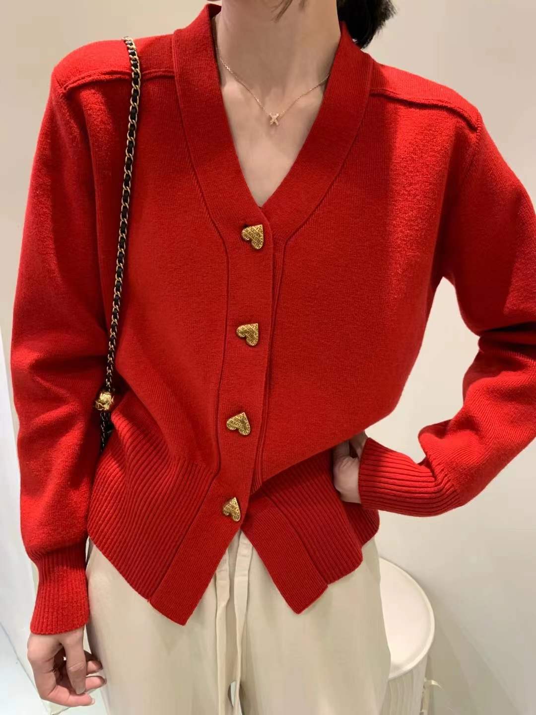 Women's Knits Tees Women Cashmere Cardigans Sweater Spring Autumn Fashion V-neck Knitted Sweaters Ladies Top 230202, Black
Women's Knits Tees Women Cashmere Cardigans Sweater Spring Autumn Fashion V-neck Knitted Sweaters Ladies Top 230202, Black