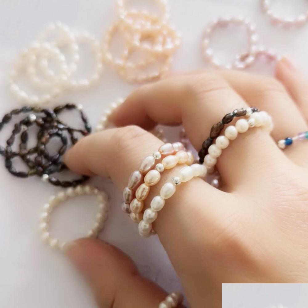 Band Rings Freshwater Rice Pearl Ring Natural Color Stretch 5 Colors Available For Women Wedding Jewelry Gifts Drop Delivery Dh2C7
Band Rings Freshwater Rice Pearl Ring Natural Color Stretch 5 Colors Available For Women Wedding Jewelry Gifts Drop Delivery Dh2C7