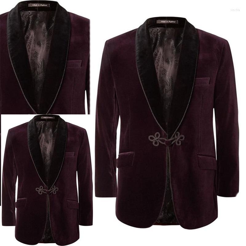 Men's Suits Dark Red Velvet Men Groom Tuxedos Lapel One Button Coat Custom Made Fit Slim Formal Party Long Suit Outwear, Pink
Men's Suits Dark Red Velvet Men Groom Tuxedos Lapel One Button Coat Custom Made Fit Slim Formal Party Long Suit Outwear, Pink