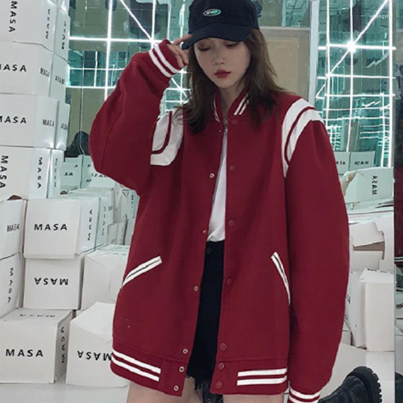 Women' Jackets 2023 Fashion Baseball Jacket Women Loose Retro Simple Generous, Black
Women' Jackets 2023 Fashion Baseball Jacket Women Loose Retro Simple Generous, Black