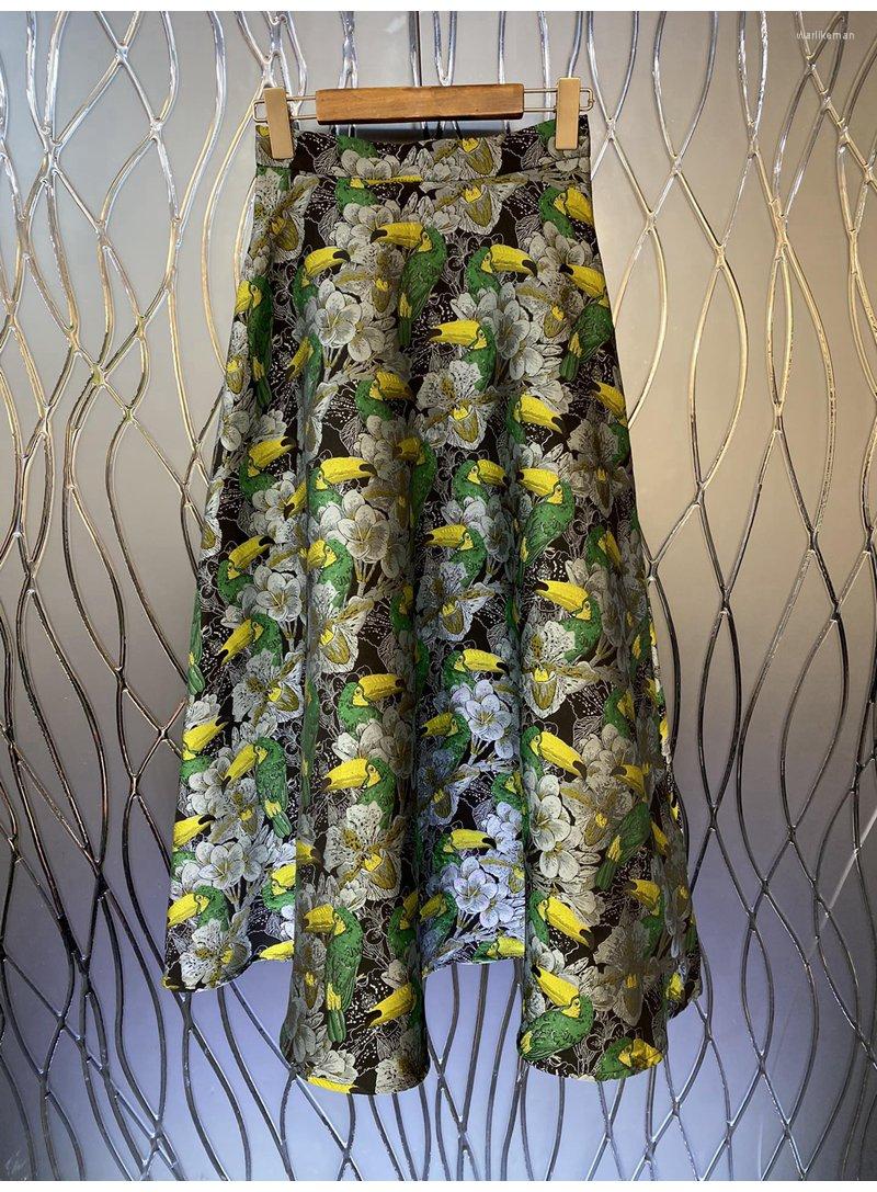 Skirts High Quality 2023 Autumn Winter Long Women Cute Birds Prints Waist Casual Vintage Gown Ladies Party Skirt, Picture shown
Skirts High Quality 2023 Autumn Winter Long Women Cute Birds Prints Waist Casual Vintage Gown Ladies Party Skirt, Picture shown