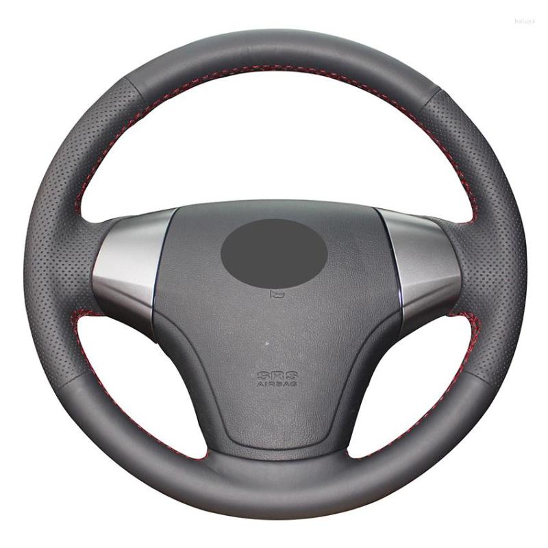 Steering Wheel Covers Hand-stitched Black Artificial Leather Car Cover For Elantra 2007 2008 2009 2010
Steering Wheel Covers Hand-stitched Black Artificial Leather Car Cover For Elantra 2007 2008 2009 2010