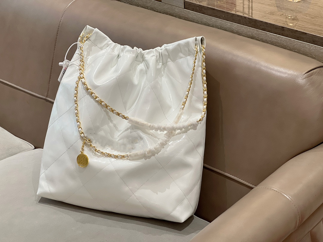 5A Quality C Fashion Summer Shopping bag 22 bag Women Designer One Shoulder Bag Purse Luxury Crossbody Bag Tote Bag Chain White