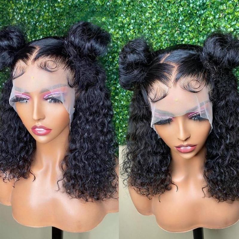 Luvin T Part Deep Wave Frontal Wigs Brazilian Short Bob 4x4 Curly Closure Wig Human Hair 250 Density 13x4 Lace Front, 5x5x1 bob wig
Luvin T Part Deep Wave Frontal Wigs Brazilian Short Bob 4x4 Curly Closure Wig Human Hair 250 Density 13x4 Lace Front, 5x5x1 bob wig