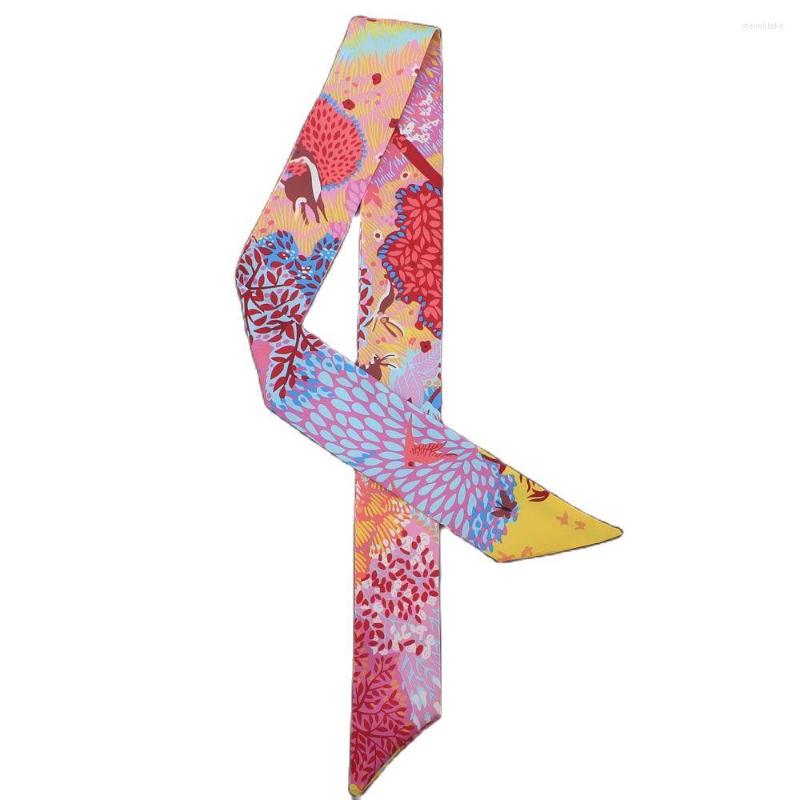 Scarves 95cm 5cm Deer Bird Printed Fashion Small Scarf Women Silk Headband Long Bag Accessories Ribbons
Scarves 95cm 5cm Deer Bird Printed Fashion Small Scarf Women Silk Headband Long Bag Accessories Ribbons