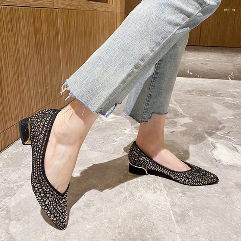 Dress Shoes Women's Pumps Med-heeled Woman Party Fashion Ladies Casual Loafers Crystal Pointed Toe Elegant Female Wedding, 2067 (apricot-a)
Dress Shoes Women's Pumps Med-heeled Woman Party Fashion Ladies Casual Loafers Crystal Pointed Toe Elegant Female Wedding, 2067 (apricot-a)