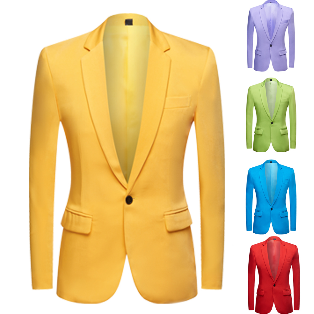 Men's Suits Blazers Mens Casual Colourful Autumn Spring Fashion Slim Suit Jacket Men Blazer Masculino Clothing Homme M~5XL 230202, Sky blue
Men's Suits Blazers Mens Casual Colourful Autumn Spring Fashion Slim Suit Jacket Men Blazer Masculino Clothing Homme M~5XL 230202, Sky blue