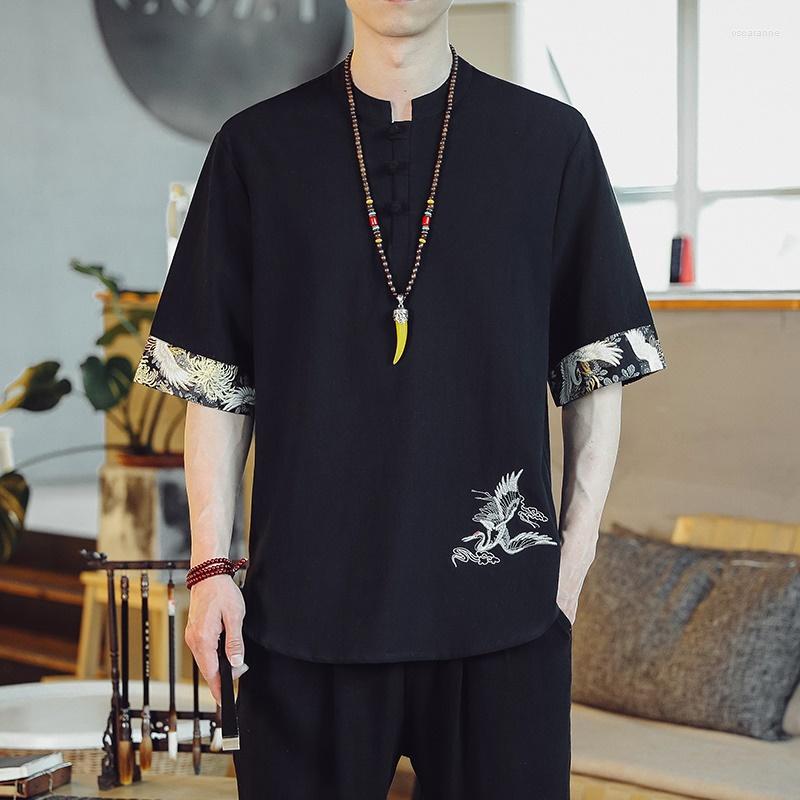 Ethnic Clothing Men'S Loose Blouse Traditional Chinese For Men Cheongsam Vintage Wushu Oriental T-Shirts Linen Tang Suit 10617
Ethnic Clothing Men'S Loose Blouse Traditional Chinese For Men Cheongsam Vintage Wushu Oriental T-Shirts Linen Tang Suit 10617