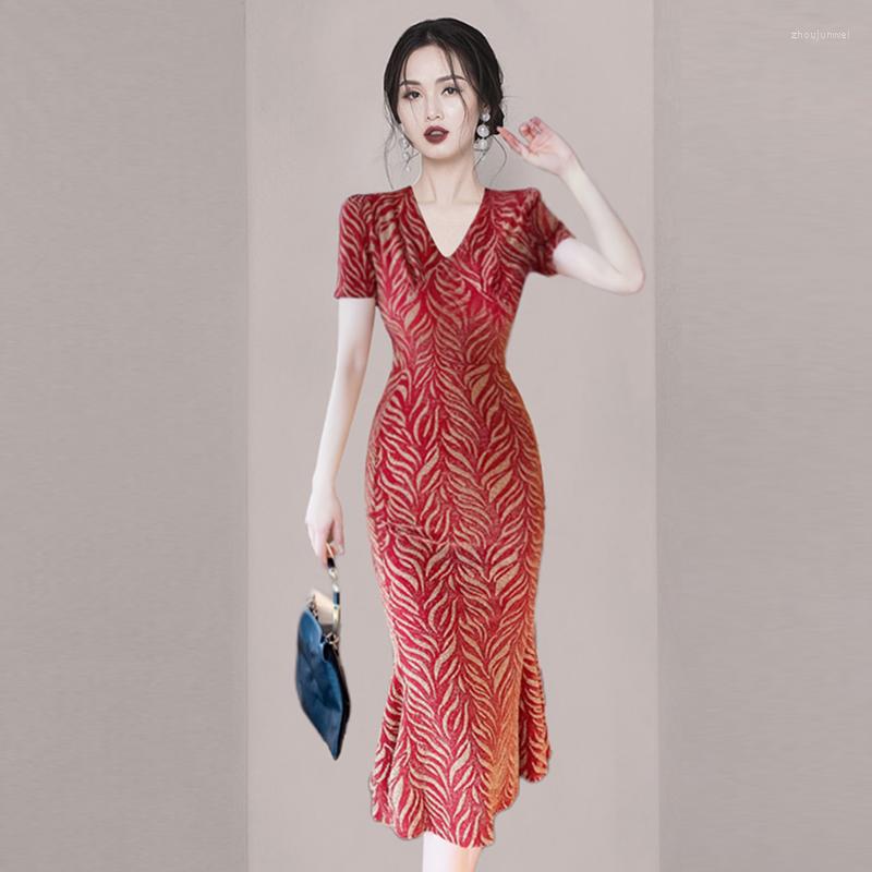 Party Dresses High-end Aristocratic Temperament Package Hip Fishtail Skirt The Summer 2023 Minus Age Women' Waist Dress, Red
Party Dresses High-end Aristocratic Temperament Package Hip Fishtail Skirt The Summer 2023 Minus Age Women' Waist Dress, Red