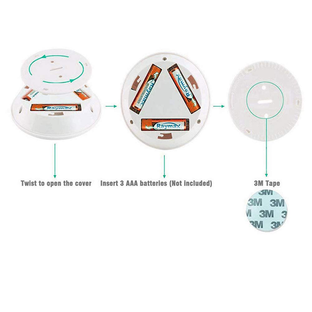 COB Under Cabinet Light LED Wireless Remote Control Dimming Wardrobe Night Lamp Home Kitchen Bedroom Bedside Lamps