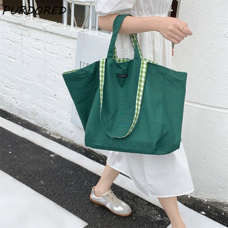 Evening Bags PURDORED 1 Pc Large Women Plaid Shopping Reusable 6 Colors Canvas Shoulder Lady Student Book Handbags Grocery Tote 230203, Black plaid
Evening Bags PURDORED 1 Pc Large Women Plaid Shopping Reusable 6 Colors Canvas Shoulder Lady Student Book Handbags Grocery Tote 230203, Black plaid