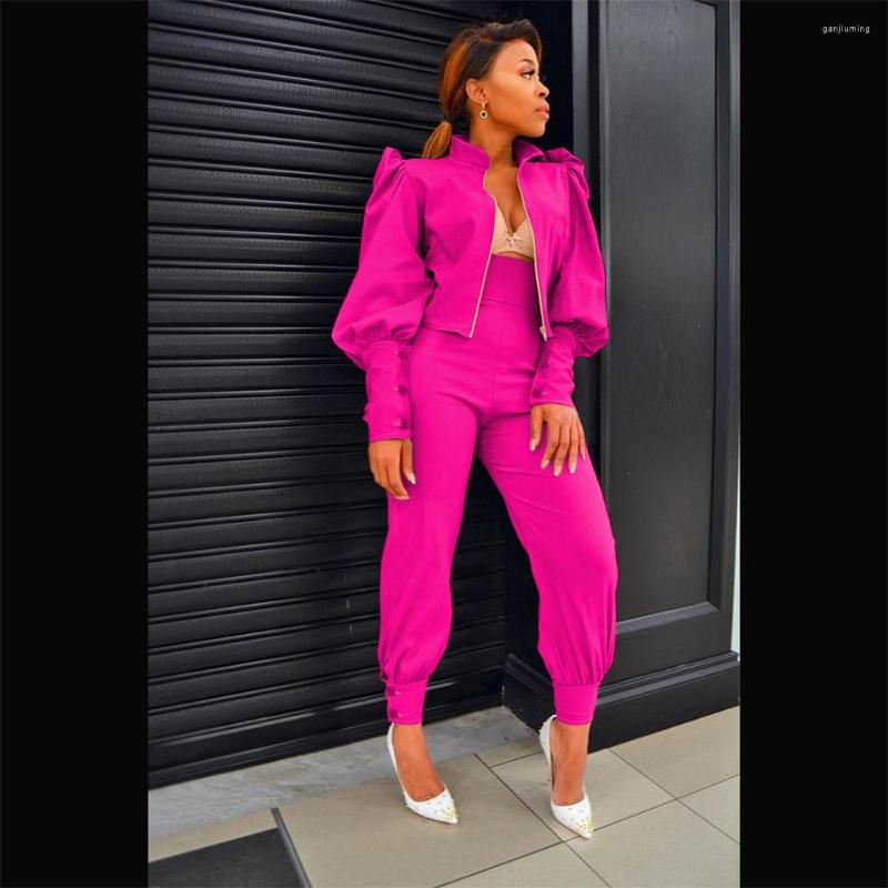 Women' Two Piece Pants Sets 2 Pieces Outfits Tracksuit Women Puff Sleeve Top Elastic Waist Trousers Fall Winter Clothes Wholesale Drop, Black
Women' Two Piece Pants Sets 2 Pieces Outfits Tracksuit Women Puff Sleeve Top Elastic Waist Trousers Fall Winter Clothes Wholesale Drop, Black