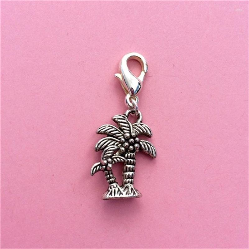 Charms 2X Tree Charm Antiqued Silver Color Palm Clip On Zipper Unique Summer Gift Idea Holiday Beach Accessory
Charms 2X Tree Charm Antiqued Silver Color Palm Clip On Zipper Unique Summer Gift Idea Holiday Beach Accessory