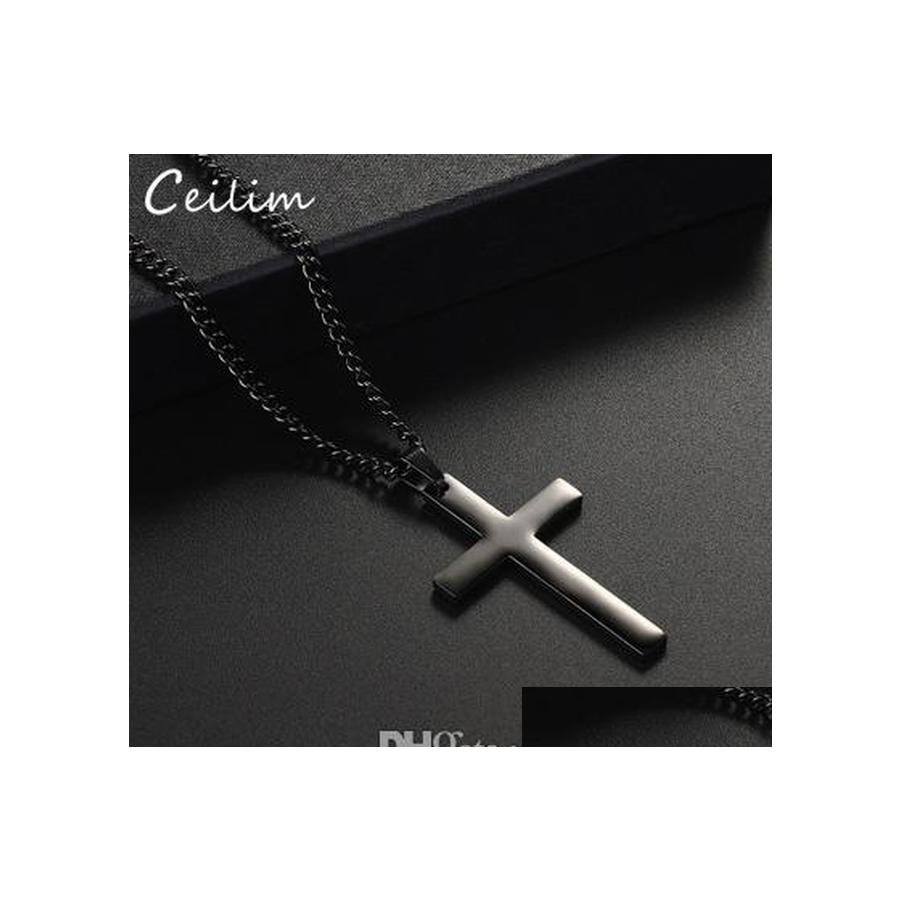 Pendant Necklaces Cross Necklace Women Men Black Chains Stainless Steel Adjustable Long Jewelry Gift Drop Delivery Pendants Ot6Iv
Pendant Necklaces Cross Necklace Women Men Black Chains Stainless Steel Adjustable Long Jewelry Gift Drop Delivery Pendants Ot6Iv
