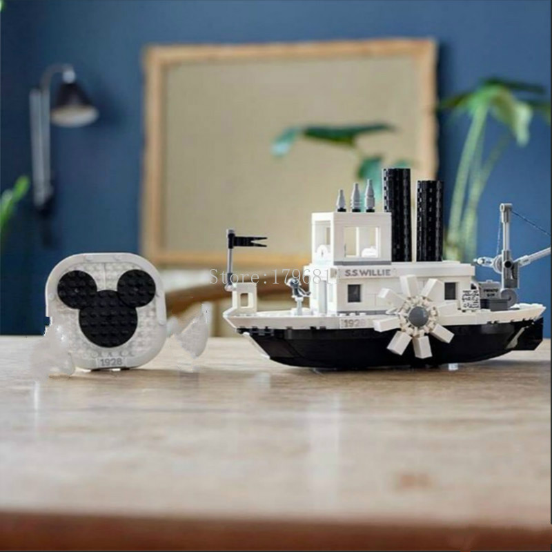 Creative Ideas Block Series Steamboat Willie Model 751PCS Building Blocks Brick Toys Kids Birthday Gift Set compatible with 21317
Creative Ideas Block Series Steamboat Willie Model 751PCS Building Blocks Brick Toys Kids Birthday Gift Set compatible with 21317
