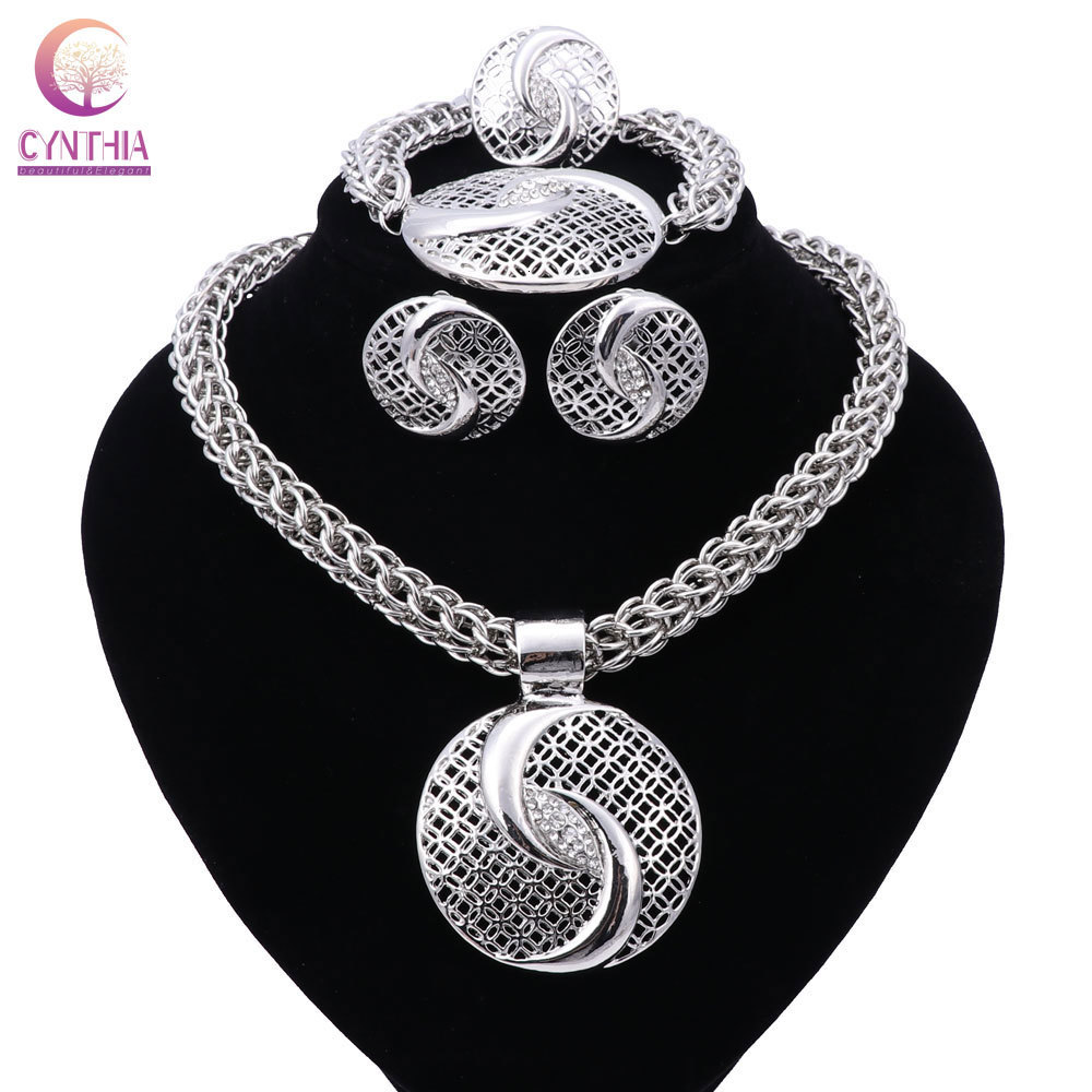 Wedding Jewelry Sets Exquisite Dubai Luxury Silver Plated Big Nigerian African Beads Costume Design 230203
Wedding Jewelry Sets Exquisite Dubai Luxury Silver Plated Big Nigerian African Beads Costume Design 230203