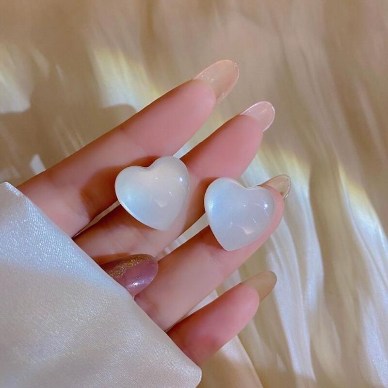 Stud Earrings Korean Style Love Heart For Women Sweet Fashion Acrylic Pink Peach Valentine's Day GiftStud
Stud Earrings Korean Style Love Heart For Women Sweet Fashion Acrylic Pink Peach Valentine's Day GiftStud