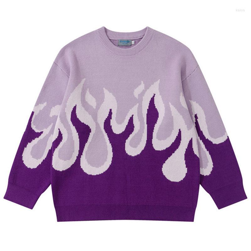Men's Sweaters Men Hop Vintage Sweater Hip Gradient Flame Pattern Knitted Pullover 2023 Streetwear Harajuku Oversized Couple Jumper, Brown
Men's Sweaters Men Hop Vintage Sweater Hip Gradient Flame Pattern Knitted Pullover 2023 Streetwear Harajuku Oversized Couple Jumper, Brown
