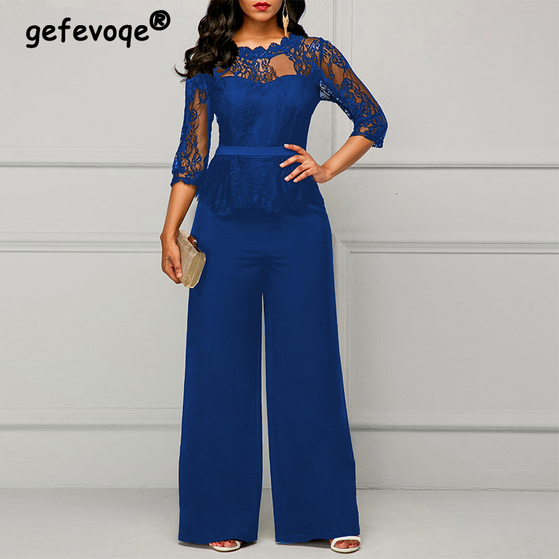 Women' Jumpsuits Rompers Autumn Winter Sexy Lace Patchwork Perspective Solid Playsuits Women High Waist Elegant Fashion All-match Rompers Female Clothes 230203, Green
Women' Jumpsuits Rompers Autumn Winter Sexy Lace Patchwork Perspective Solid Playsuits Women High Waist Elegant Fashion All-match Rompers Female Clothes 230203, Green