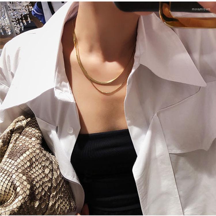 Choker Stainless Steel Necklace For Women Simple Personality Double Chain Hip Hop Titanium Neck Jewelry Wholesale
Choker Stainless Steel Necklace For Women Simple Personality Double Chain Hip Hop Titanium Neck Jewelry Wholesale