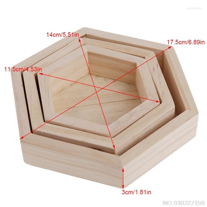 Jewelry Pouches Wooden Necklace Display Tray Case Holder Rack Hexagon Storage Box J18 21 Drop
Jewelry Pouches Wooden Necklace Display Tray Case Holder Rack Hexagon Storage Box J18 21 Drop