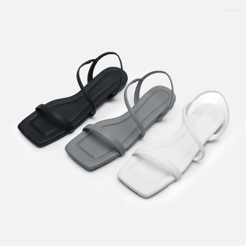 Sandals 2023 Women Summer Solid Square Toe Flat Straps Lady Shoes Fashion Shallow Casual Leisure Fairy Concise Females, White
Sandals 2023 Women Summer Solid Square Toe Flat Straps Lady Shoes Fashion Shallow Casual Leisure Fairy Concise Females, White