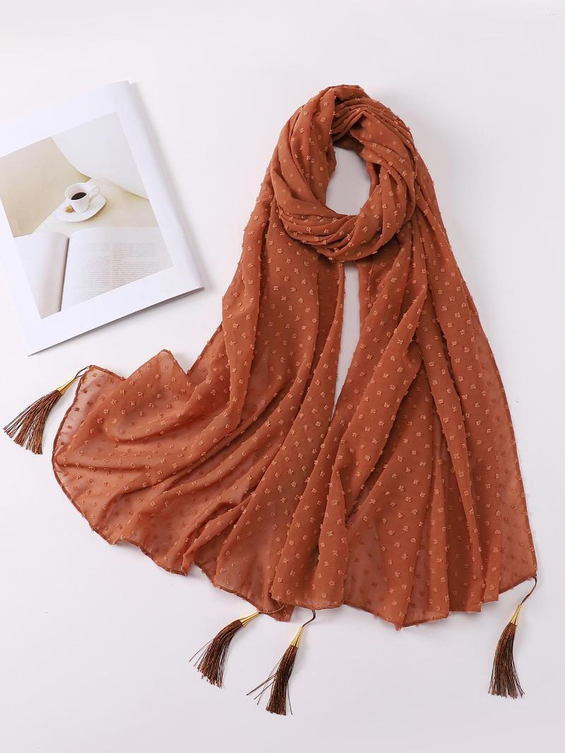 Ethnic Clothing High Quality Pom Tassel Hijab Bubble Chiffon Scarf Muslim Shawl Solid Plain Soft Turban Head Wraps Headband Foulard Femme
Ethnic Clothing High Quality Pom Tassel Hijab Bubble Chiffon Scarf Muslim Shawl Solid Plain Soft Turban Head Wraps Headband Foulard Femme