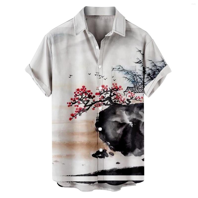 Men's Casual Shirts Painting Floral Print Hawaiian Shirt Men Short Sleeve Vintage Street Beach Style Summer Top Turn Down Collar 4, Pp
Men's Casual Shirts Painting Floral Print Hawaiian Shirt Men Short Sleeve Vintage Street Beach Style Summer Top Turn Down Collar 4, Pp