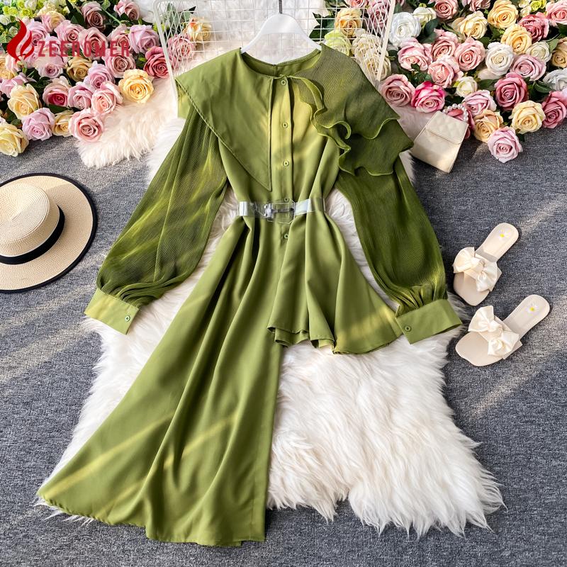 Casual Dresses ZeeronerWomen Temperament Solid Ruffles Irregular Long Fashion Blouse 2023 Lapel Sleeve Loose Fit Shirt Waist Slim Dress, Rose red
Casual Dresses ZeeronerWomen Temperament Solid Ruffles Irregular Long Fashion Blouse 2023 Lapel Sleeve Loose Fit Shirt Waist Slim Dress, Rose red