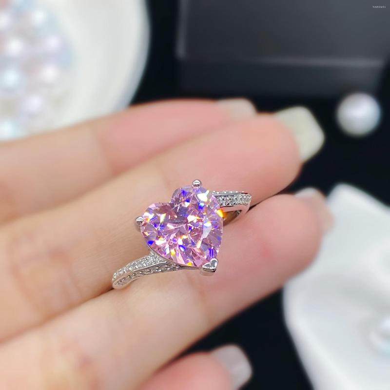 Wedding Rings Delicate Pink Crystal Engagement For Women Luxury Silver Plated Zircon Inlaid Adjustable Ring Jewelry Gift
Wedding Rings Delicate Pink Crystal Engagement For Women Luxury Silver Plated Zircon Inlaid Adjustable Ring Jewelry Gift