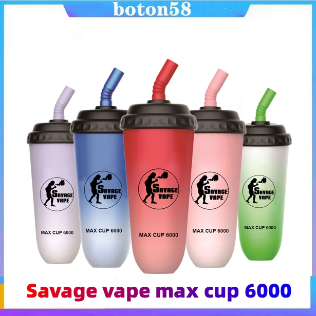 Savage vape max cup 6000 Disposable E-cigarettes 16ML 600mah Rechargebale battery Pre-charged
Savage vape max cup 6000 Disposable E-cigarettes 16ML 600mah Rechargebale battery Pre-charged