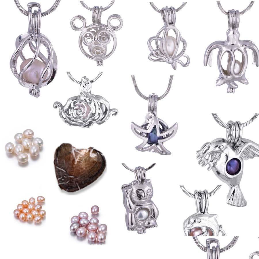Pendant Necklaces 1 Set Fashion Sier Pearl Cage Creative Animal Shape Dolphin/Starfish/Beaurtle Jewelry Gifts For Womennecklaceaddoy Dhyl7
Pendant Necklaces 1 Set Fashion Sier Pearl Cage Creative Animal Shape Dolphin/Starfish/Beaurtle Jewelry Gifts For Womennecklaceaddoy Dhyl7