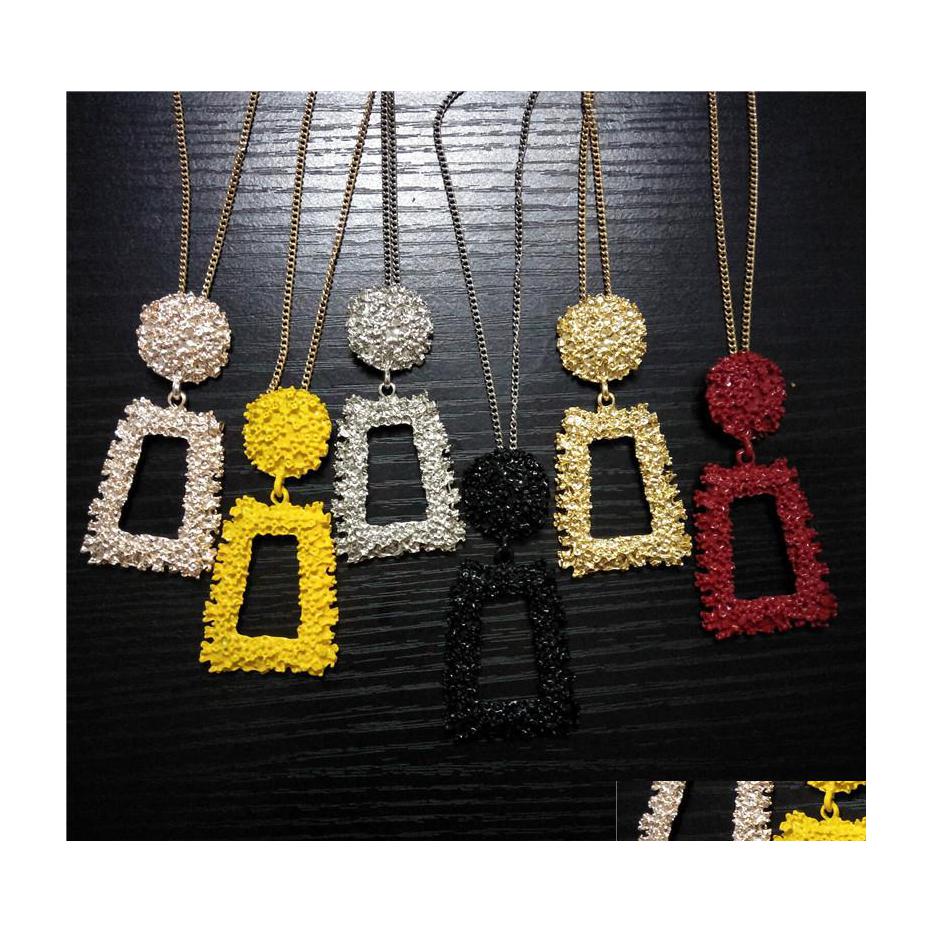 Pendant Necklaces Statement Necklace Vintage Ethnic Cus Design Long Chain Geometric Exaggerate Jewelry Accessories Maxi Luckyhat Dro Dhvp6
Pendant Necklaces Statement Necklace Vintage Ethnic Cus Design Long Chain Geometric Exaggerate Jewelry Accessories Maxi Luckyhat Dro Dhvp6